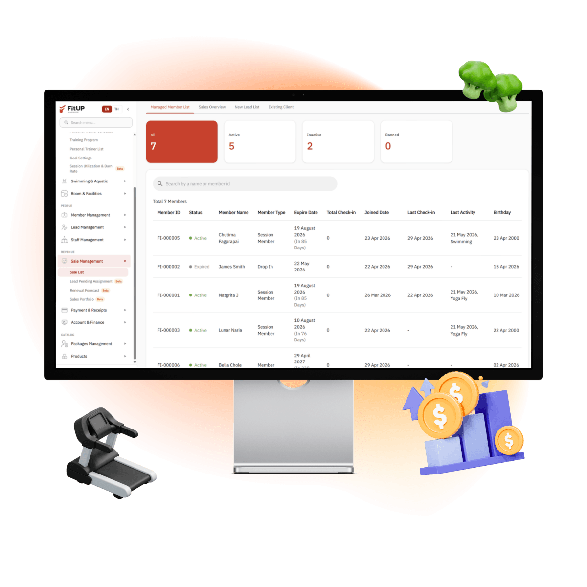 FitUP Sales - Lead Pipeline